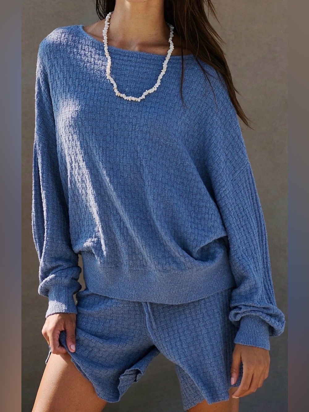 Free People free-est Rowan Sweater Set
Suede Blue • Size Small • NWOT